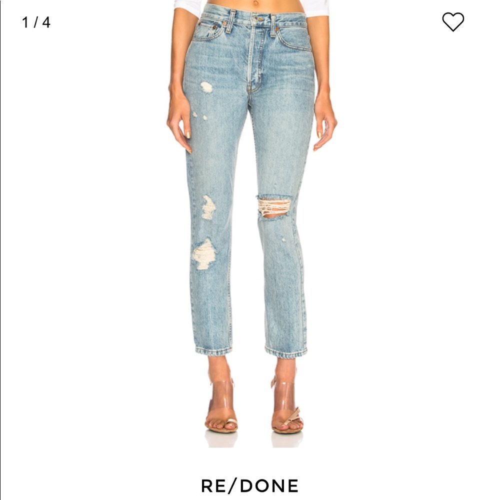 Re/ Done Originals High Rise Straight